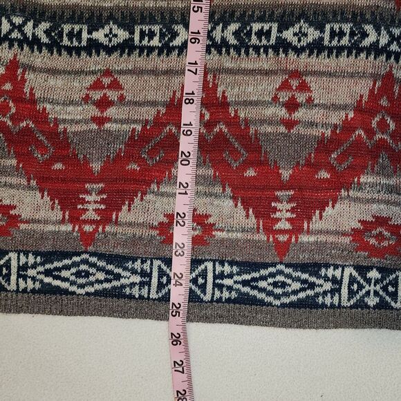 Denim & Supply Ralph Lauren Aztec Fair Isle Sweater Southwest Pattern Cotton S/P - Picture 6 of 6